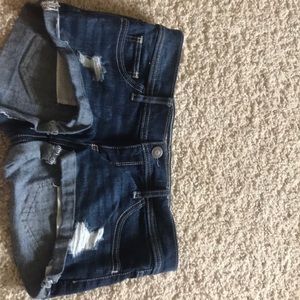 Dark wash Jean shorts